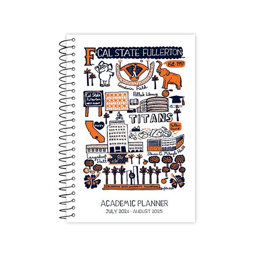 Julia Gash Academic Year Planner - July 2024 - August 2025
